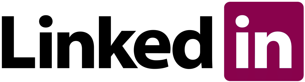 Linkedin logo na kontakt strani, klikom na logo usmerava se na Linkedin profil Ljubexa