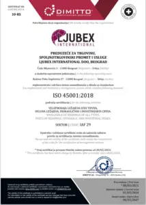 ISO 45001_2018 Ljubex International